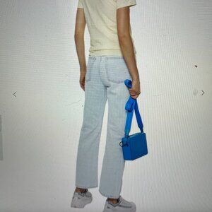ACNE STUDIOS Log high-rise straight-leg jeans